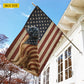 July 4th Golden Retriever Dog USA Garden Flag & House Flag, Freedom Has A Golden Heart Outdoor Decor, Independence Day Yard Flag Gift For Golden Retriever Lover