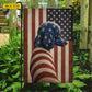 July 4th Poodle Dog USA Garden Flag & House Flag, Stars Stripes And Poodle Pride Outdoor Decor, Independence Day Yard Flag Gift For Poodle Lover