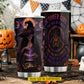 Personalized Halloween Witch Tumbler, October Girl With The Soul Of A Witch, Spooky Season Stainless Steel Tumbler, Travel Mug Tumblers Gift For Witch Lover