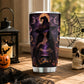 Personalized Halloween Witch Tumbler, October Girl With The Soul Of A Witch, Spooky Season Stainless Steel Tumbler, Travel Mug Tumblers Gift For Witch Lover