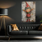 Cute Christmas Elf Canvas Painting, Festive Elf Wall Art Decor, Xmas Poster Gift For Elf Lovers