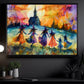 Dance Of The Twilight Witches, Witch Canvas Painting, Spooky Season Wall Art Decor, Halloween Poster Gift For Witch Lovers