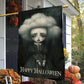 Happy Halloween, Halloween Garden Flag & House Flag, Baby Doll Outdoor Decor, Spooky Yard Decor Gift For Doll Lovers