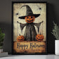 The Pumpkin Scarecrow's, Pumpkin Canvas Painting, Spooky Season Wall Art Decor, Halloween Poster Gift For Pumpkin Lovers