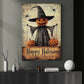 The Pumpkin Scarecrow's, Pumpkin Canvas Painting, Spooky Season Wall Art Decor, Halloween Poster Gift For Pumpkin Lovers