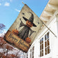 The Pumpkin Scarecrow's, Halloween Garden Flag & House Flag, Pumpkin Outdoor Decor, Spooky Yard Decor Gift For Witch Lovers