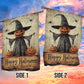 The Pumpkin Scarecrow's, Halloween Garden Flag & House Flag, Pumpkin Outdoor Decor, Spooky Yard Decor Gift For Witch Lovers