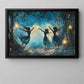 Enchanted Ballet, Angel Canvas Painting, Moonlit Dance Wall Art Decor, Halloween Poster Gift For Ballet Lovers