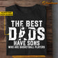 Basketball Boys T-shirt, The Best Dads Have Sons Who Are Basketball Players, Father's Day Gift For Basketball Lovers, Basketball Players