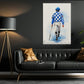 Secretariat Jockey Canvas Painting, Recognition For A Jockey Wall Art Decor, Poster Gift For Horse Racing Lovers