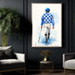 Secretariat Jockey Canvas Painting, Recognition For A Jockey Wall Art Decor, Poster Gift For Horse Racing Lovers