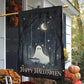 Happy Halloween, Halloween Garden Flag & House Flag, Ghost Outdoor Decor, Spooky Yard Decor Gift For Ghost Lovers