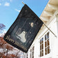 Happy Halloween, Halloween Garden Flag & House Flag, Ghost Outdoor Decor, Spooky Yard Decor Gift For Ghost Lovers