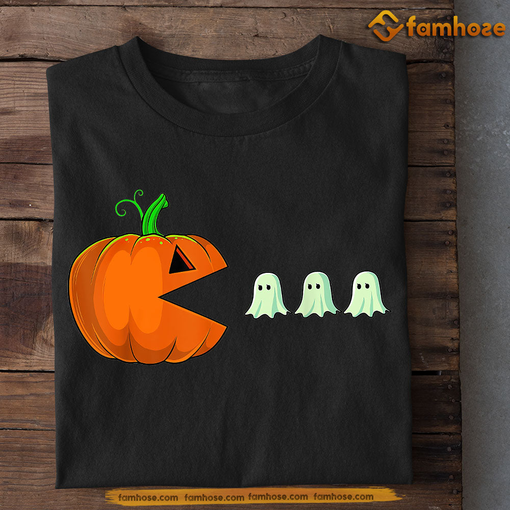 Funny Halloween T-shirt, Spooky Smiles and Pumpkin Thrills Gift For Halloween Lovers