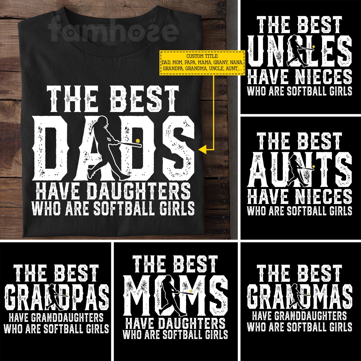 Softball Girl T-shirt, The Best Grandpas Have Granddaughters Who Are Softball Girls, Father's Day Gift For Softball Lovers, Softball Players