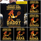 Tennis Dad Daughter Backside T-shirt, Behind Every Great Tennis Girl Tees Father's Day Gift For Tennis Lover