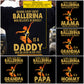 Ballet Daddy Backside T-shirt, Behind Every Great Ballerina Who Believes In Herself Is A Daddy Sport Tees Father's Day Gift For Ballet Lovers
