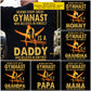 Gymnastic Dad Son Backside T-shirt, Behind Every Great Gymnast Tees Father's Day Gift For Gymnastics Lover