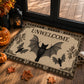 Funny Halloween Bat Doormat, Unwelcome, Doormat For Home Decor Housewarming Gift, Welcome Mat Gift For Bat Lovers
