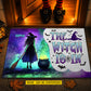 Personalized Halloween Witch Doormat, The Witch Is In, Doormat For Home Decor, Housewarming Gift, Spooky Welcome Mat Gift For Witch Lovers