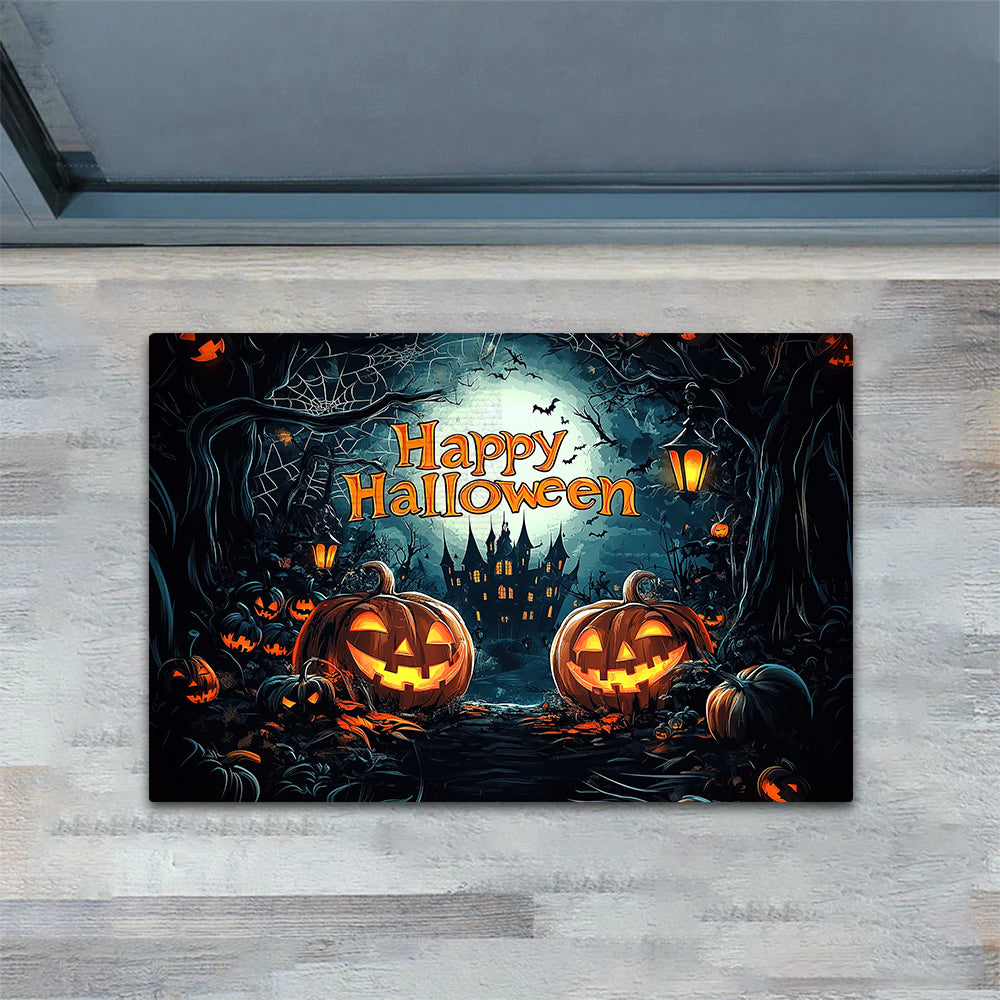 Halloween Doormat, Happy Halloween, Doormat For Home Decor Housewarming Gift, Spooky Season Welcome Mat Gift