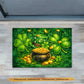 Lucky Shamrock Doormat, Step Into Irish Luck Doormat For Home Decor Housewarming Gift, Welcome Mat Gift For Irish Lover