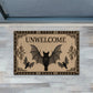 Funny Halloween Bat Doormat, Unwelcome, Doormat For Home Decor Housewarming Gift, Welcome Mat Gift For Bat Lovers