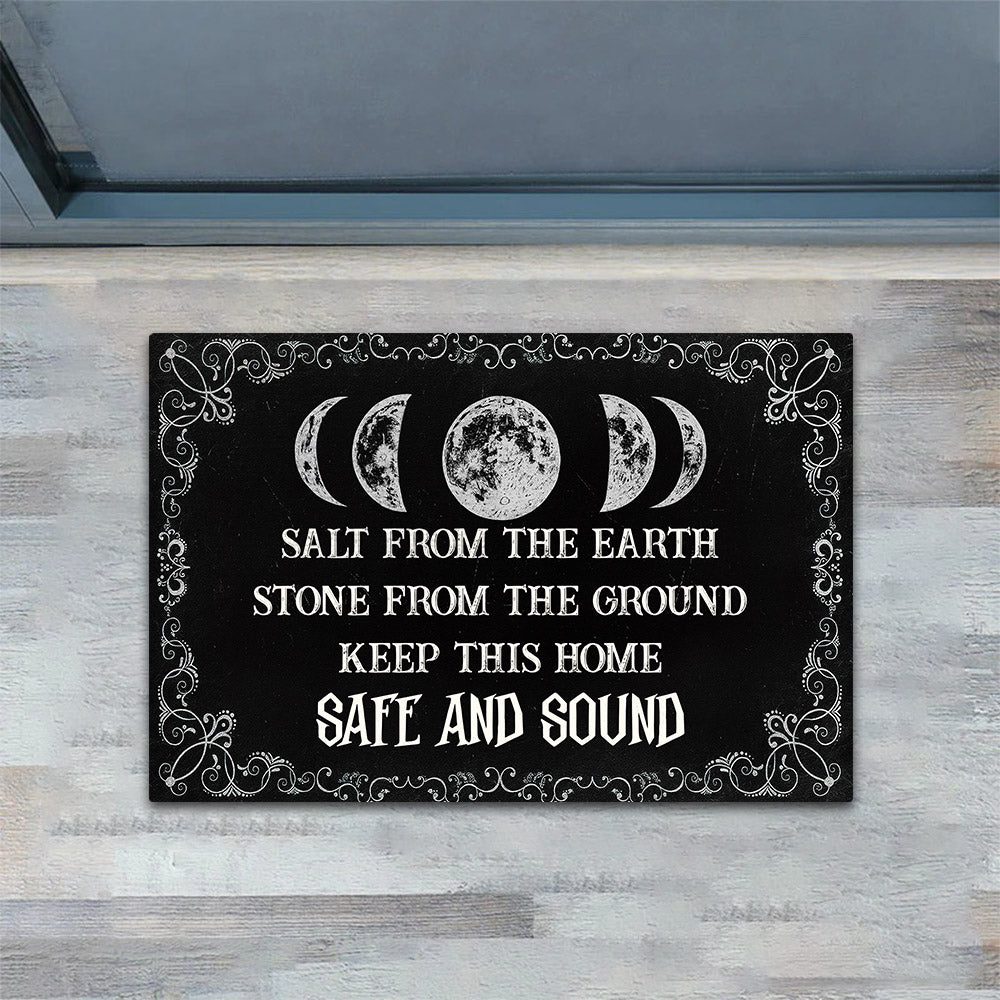 Halloween Doormat, Salt From The Earth, Doormat For Home Decor Housewarming Gift, Welcome Mat Gift