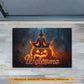 Halloween Witch Meditation Doormat, Welcome Spooky Season Doormat For Home Decor Housewarming Gift, Welcome Mat Gift For Meditation Lovers