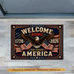 July 4th USA 250 Anniversary Doormat, Welcome Home Patriotic Doormat For Home Decor Housewarming Gift Welcome Mat Independence Day Gift For American Patriot
