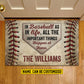 Funny Baseball Doormat, In Baseball As In Life All The Important Things, Personalized Baseball Doormat For Home Decor Housewarming Gift, Welcome Mat Gift For Baseball Lovers, Baseball Players