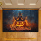 Halloween Witch Meditation Doormat, Welcome Spooky Season Doormat For Home Decor Housewarming Gift, Welcome Mat Gift For Meditation Lovers