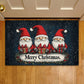 Christmas Dwarf Doormat, Gnome Merry Christmas Doormat For Home Decor Housewarming Gift, Welcome Mat Gift For Dwarf Lovers