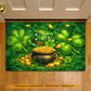Lucky Shamrock Doormat, Step Into Irish Luck Doormat For Home Decor Housewarming Gift, Welcome Mat Gift For Irish Lover