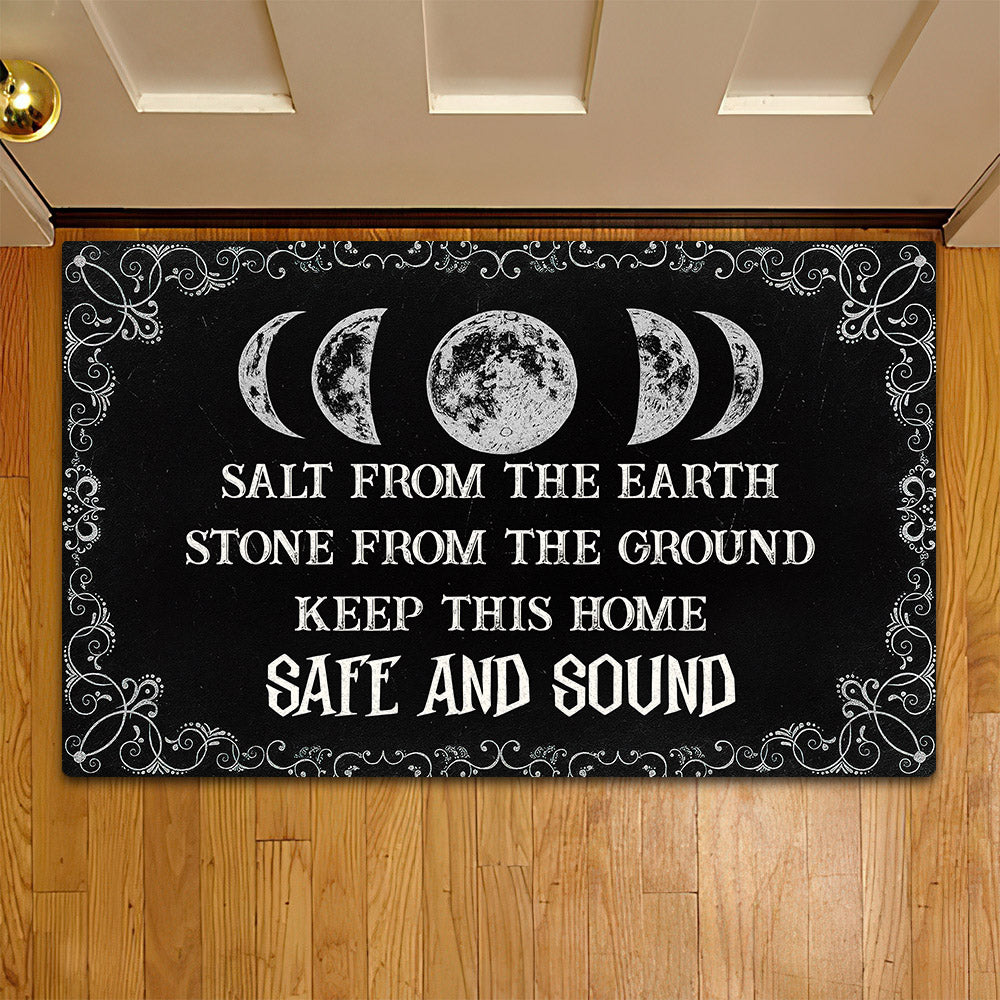 Halloween Doormat, Salt From The Earth, Doormat For Home Decor Housewarming Gift, Welcome Mat Gift