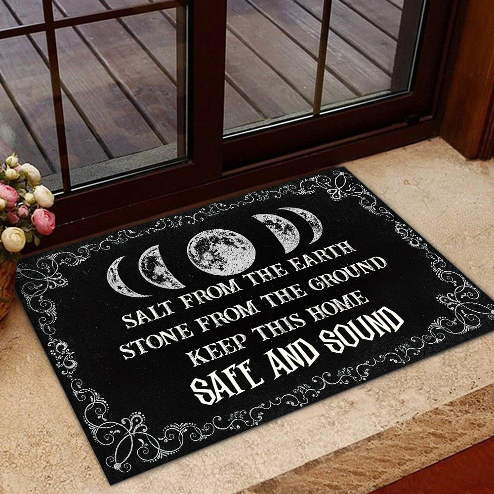 Halloween Doormat, Salt From The Earth, Doormat For Home Decor Housewarming Gift, Welcome Mat Gift