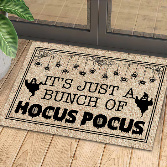 Funny Halloween Doormat, It's Just A Hocus Pocus, Doormat For Home Decor Housewarming Gift, Welcome Mat Gift