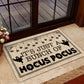 Funny Halloween Doormat, It's Just A Hocus Pocus, Doormat For Home Decor Housewarming Gift, Welcome Mat Gift