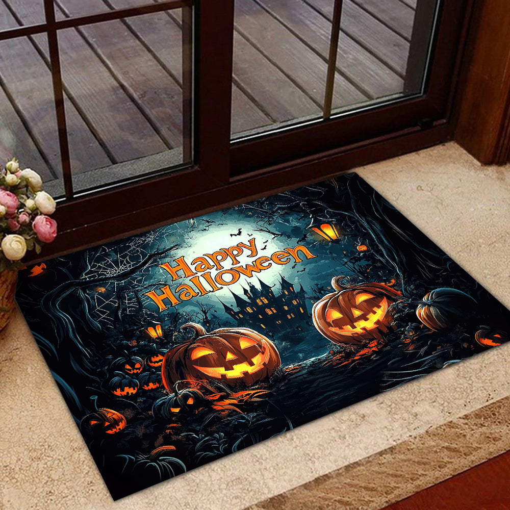 Halloween Doormat, Happy Halloween, Doormat For Home Decor Housewarming Gift, Spooky Season Welcome Mat Gift