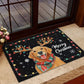 Christmas Dog Doormat, Merry Christmas Doormat For Home Decor Housewarming Gift, Welcome Mat Gift For Dog Lovers