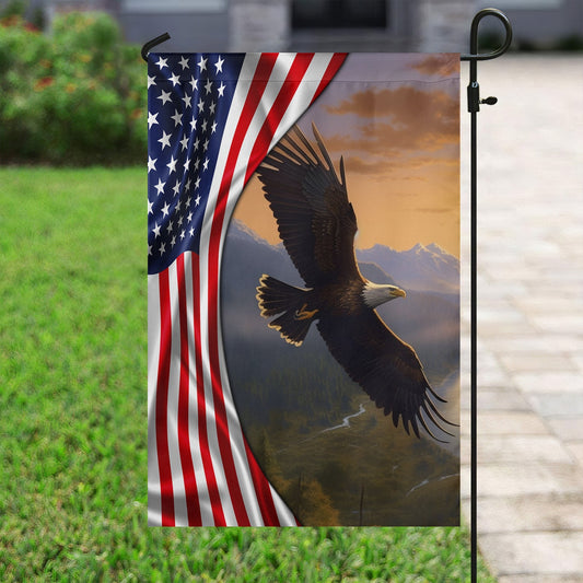 Eagle American Flag, Fly With Me USA Flag July 4th Gift For Eagle Lovers