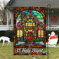 O' Holy Night, Christians Xmas Garden Flag & House Flag, Nativity Christians Flag Gift