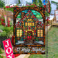 O' Holy Night, Christians Xmas Garden Flag & House Flag, Nativity Christians Flag Gift