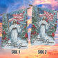 Christmas Jesus USA Flag Garden & House Flag, Jesus Is The Reason Yard Flag, Xmas Gift For Jesus Lovers