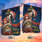 Cute Christmas Cat Garden & House Flag, Meowy Catmas Yard Flag, Xmas Gift For Cat Lovers