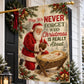 Vintage Christmas Garden & House Flag, May We Never Forget Who Christmas Is Really About Yard Flag, Xmas Gift For Christians