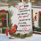 Christmas Garden & House Flag, When Tomorrow Srarts Without Me Yard Flag, Xmas Gift