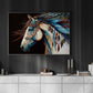 Impressionistic Abstract Horse, Victorian Horse Canvas Painting, Modern Wall Art Decor - Poster Gift For Horse Lovers