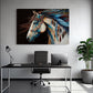 Impressionistic Abstract Horse, Victorian Horse Canvas Painting, Modern Wall Art Decor - Poster Gift For Horse Lovers
