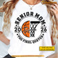 Personalized Basketball Mom T-shirt, Senior Mom The Final Quater Sport Tees Mother's Day Gift For Basketball Lovers
